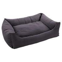 Produktbild von Flamingo Hundebett Panama rechteckig grau aus Stoff 120 x 95 x 37 cm