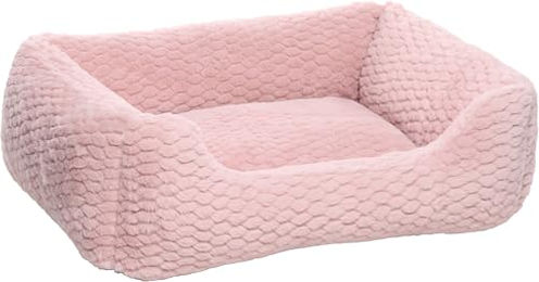 Flamingo Hundebett und Katzenbett aus Plüsch in Rosa 65 x 50 cm – Bild 1 von 1