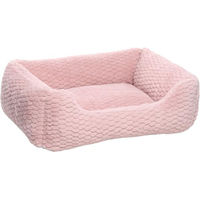 Produktbild von Flamingo Hundebett und Katzenbett aus Plüsch in Rosa 65 x 50 cm