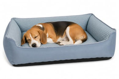 Flamingo Hundebett und Katzenbett Varga Blau Kühlmatte 80 x 67 cm – Bild 1 von 5