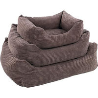 Produktbild von Flamingo Hundebett Velluto Mini Braun aus Polyester 65 x 50 x 20 cm
