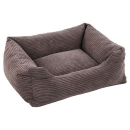 Produktbild von Flamingo Hundebett Velluto rechteckig braun Velours 80 x 67 x 22 cm