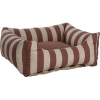 Produktbild von Flamingo Hundebett Zahia Mokka & Weiß 80 x 67 x 22 cm
