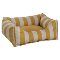 Produktbild von Flamingo Hundebett Zahia rechteckig gelb/weiß 80 x 67 x 22 cm