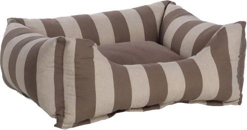 Flamingo Hundebett Zahia Taupe und Weiß 65 x 50 x 20 cm – Bild 1 von 1