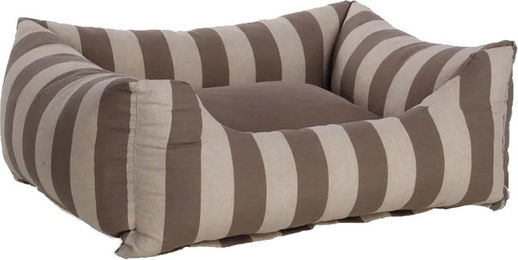 Flamingo Hundebett Zahia Taupe und Weiß 80 x 67 x 22 cm – Bild 1 von 1