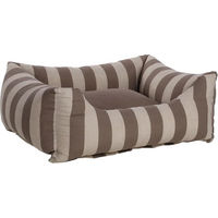Produktbild von Flamingo Hundebett Zahia Taupe und Weiß 80 x 67 x 22 cm