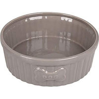 Produktbild von Flamingo Hundefutternapf Mabel aus Keramik in Taupe 20,5 cm 1510 ml - 1,51 l