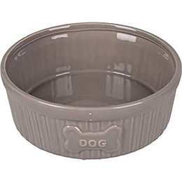 Produktbild von Flamingo Hundefutternapf Mabel aus Keramik Taupe 640ml - 640 ml