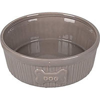 Produktbild von Flamingo Hundefutternapf Mabel aus Keramik Taupe 640ml - 640 ml