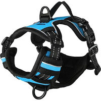 Produktbild von Flamingo Hundegeschirr Balou Blau XS aus Nylon für Welpen und kleine Hunde - 15 mm