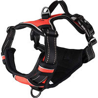 Produktbild von Flamingo Hundegeschirr Balou Rot aus Nylon Größe M für mittelgroße Hunde