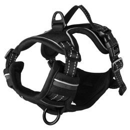 Flamingo Hundegeschirr Balou Schwarz Nylon Größe M - 1 Stk. – Bild 1 von 5