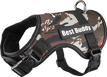 Produktbild von Flamingo Hundegeschirr Best Buddy Uranus Jungle Camouflage Größe S 50-70cm 25mm