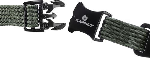 Flamingo Hundegeschirr Cami Grün Größe M aus Nylon – Bild 1 von 3