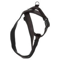 Produktbild von Flamingo Hundegeschirr Cross Abbi aus Baumwolle Schwarz Größe L
