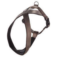 Produktbild von Flamingo Hundegeschirr Cross Abbi aus Nylon in Taupe Beige Größe M
