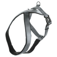 Produktbild von Flamingo Hundegeschirr Cross Abbi Grau Größe L aus Nylon