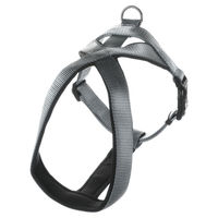 Produktbild von Flamingo Hundegeschirr Cross Abbi Grau Größe S aus Nylon