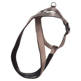 Produktbild von Flamingo Hundegeschirr Cross Abbi Nylon Taupe Größe XL