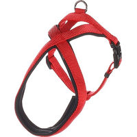 Produktbild von Flamingo Hundegeschirr Cross Abbi Rot Nylon Größe XXS 42-50cm