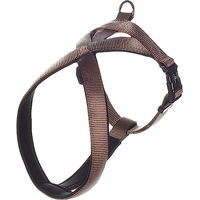 Produktbild von Flamingo Hundegeschirr Cross Abbi Taupe Nylon XXL 74-100cm