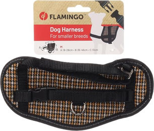 Flamingo Hundegeschirr Eeny Meeny Gelb Schwarz Bunt Nylon Größe M – Bild 1 von 3
