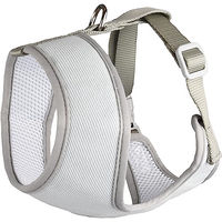 Produktbild von Flamingo Hundegeschirr für Welpen und kleine Hunde aus Nylon Grün Größe M mit verstellbarem Körper und 35 cm Halsumfang