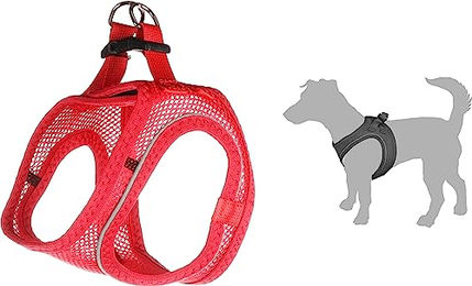 Flamingo Hundegeschirr Step&GO BENTO Rot XS 30-32cm aus Nylon – Bild 1 von 6
