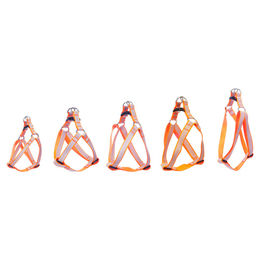 Flamingo Hundegeschirr Step&Go Fierro Fluo Orange Nylon Größe L – Bild 1 von 1