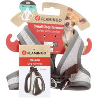 Produktbild von Flamingo Hundegeschirr Step & Go Nelson Grau XS aus Nylon