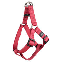 Produktbild von Flamingo Hundegeschirr Step & Go Ziggi Kirschrot Nylon Größe M 35-60 cm