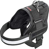 Produktbild von Flamingo Hundegeschirr Titan Schwarz Nylon XL 70-80cm 40mm
