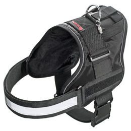 Flamingo Hundegeschirr Titan Schwarz XXL aus Nylon wasserabweisend 80-100 cm – Bild 1 von 3