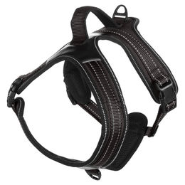 Produktbild von Flamingo Hundegeschirr Toga aus Nylon Schwarz Größe S