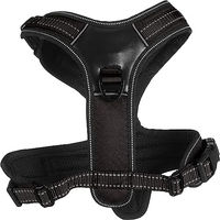 Produktbild von Flamingo Hundegeschirr TOGA Schwarz Nylon Größe XS 47-57cm