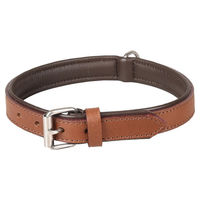 Produktbild von Flamingo Hundehalsband Arizona aus Leder braun 36-42 cm 23 mm