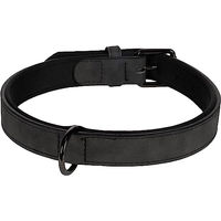 Produktbild von Flamingo Hundehalsband Delu aus Kunstleder Schwarz Größe L 42-52 cm