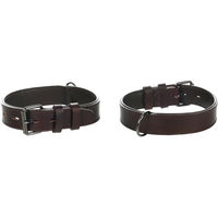 Produktbild von Flamingo Hundehalsband Denver braun gepolstert und breit Größe L