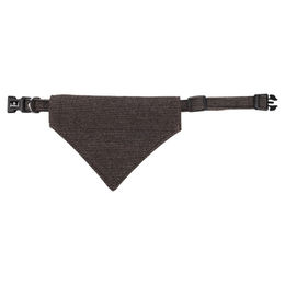 Flamingo Hundehalsband Herbert mit Bandana aus Nylon Dunkelbraun Größe XS – Bild 1 von 5