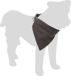 Flamingo Hundehalsband Herbert mit Bandana aus Nylon in Dunkelbraun Größe S – Bild 1 von 6