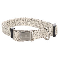 Produktbild von Flamingo Hundehalsband Lago weiß schwarz Größe M