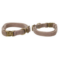 Produktbild von Flamingo Hundehalsband Mini aus Nylon in Beige XS wasserabweisend