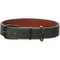 Produktbild von Flamingo Hundehalsband Montana Leder Grün XL 47,5-58cm