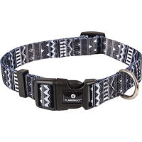 Produktbild von Flamingo Hundehalsband Sadie Schwarz Weiß Größe M 40-55 cm 20 mm