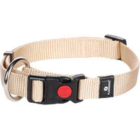 Produktbild von Flamingo Hundehalsband Ziggi beige aus Nylon Größe M