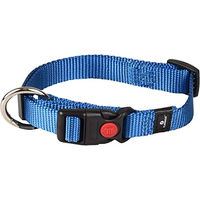 Produktbild von Flamingo Hundehalsband Ziggi Blau aus Nylon Größe S 30-45 cm - 1 Stk.