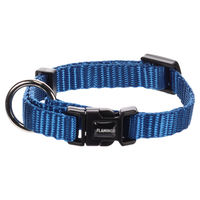 Produktbild von Flamingo Hundehalsband Ziggi Blau XS Mini aus Nylon mit Zugentlastung - 1 Stk.