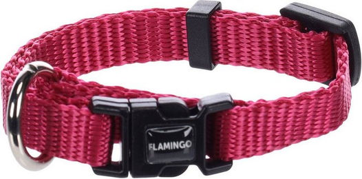 Flamingo Hundehalsband Ziggi in Kirschrot Größe XS – Bild 1 von 3