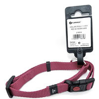 Produktbild von Flamingo Hundehalsband Ziggi kirschrot aus Nylon Größe S 30-45 cm